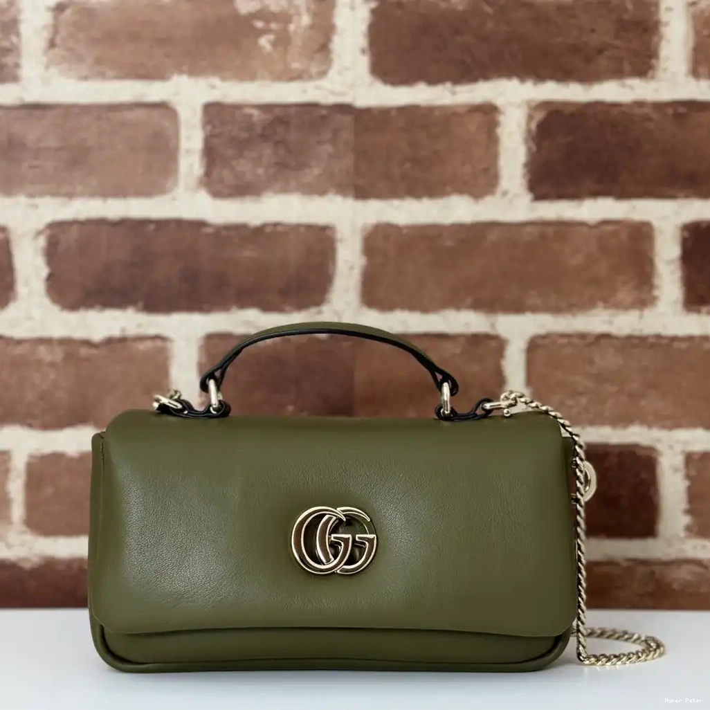Hyperpeter mini Milano handle bag-21*12.5*4.5CM GG top GUCCI 0614